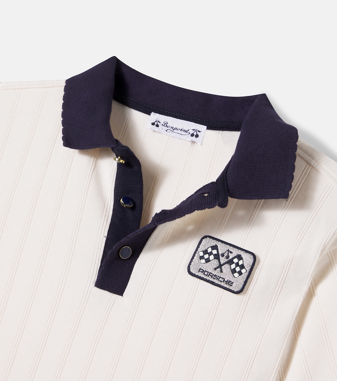 Lycoris Porsche cotton polo shirt | Bonpoint