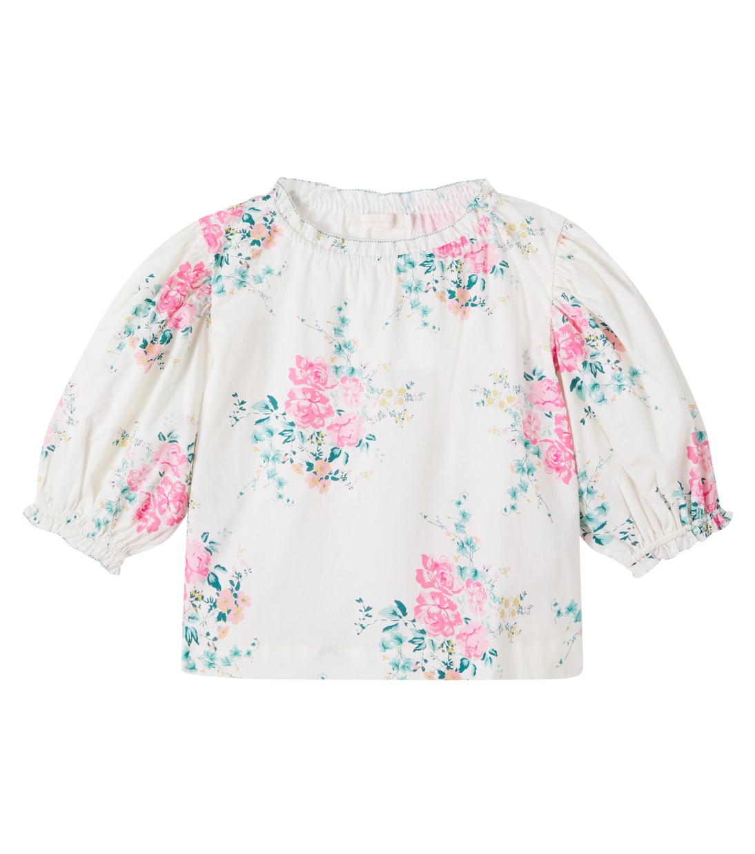 Floral cotton top | C'era Una Volta