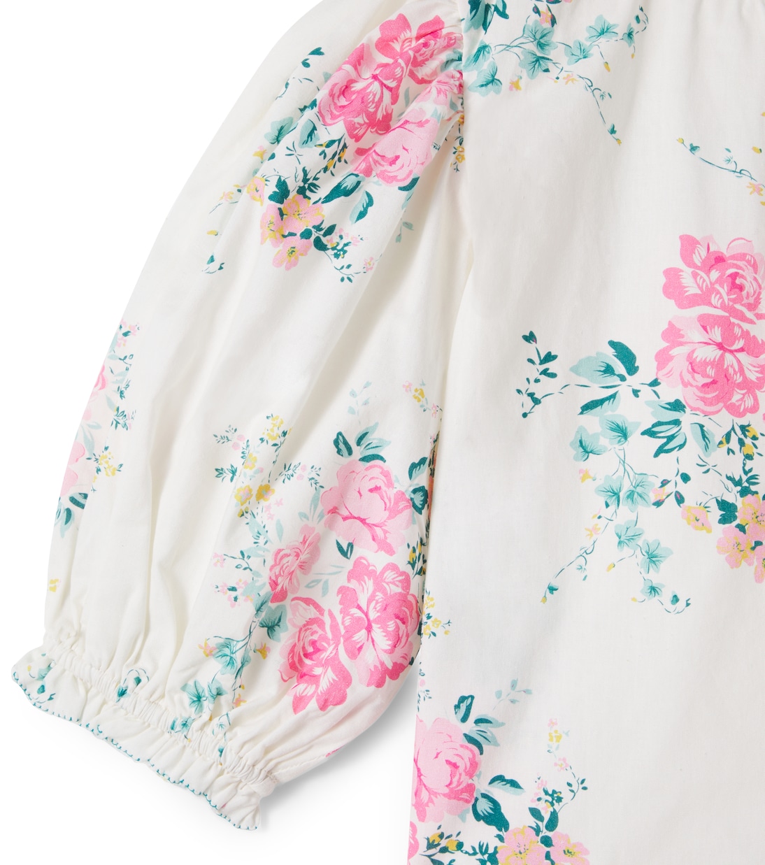 Floral cotton top | C'era Una Volta