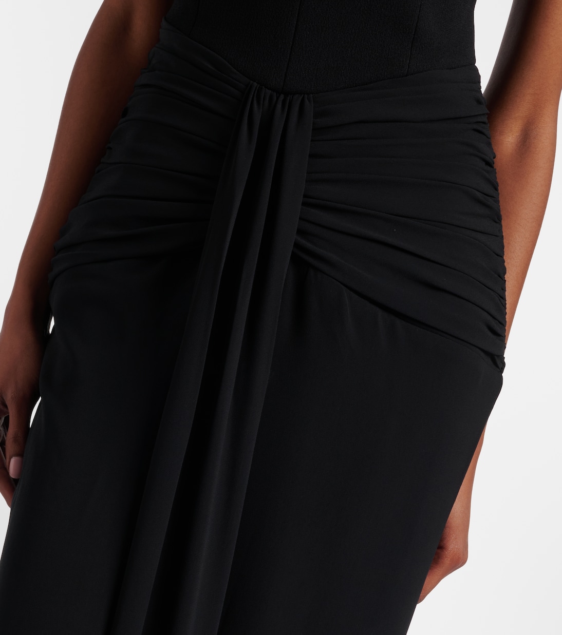 Astros embellished draped gown | Rebecca Vallance