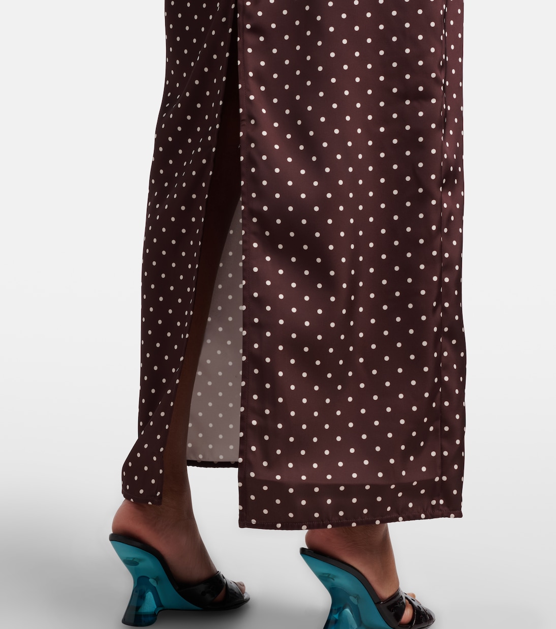 Robe aus Satin | Rotate