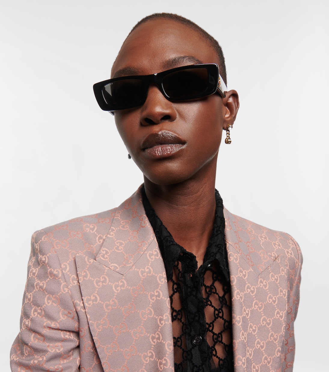 Occhiali da sole GUCCI rettangolari per giovani trendsetter