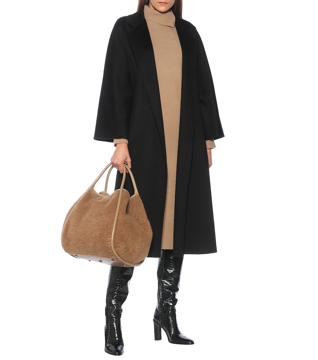 Botas Beboot de piel efecto coco | Max Mara