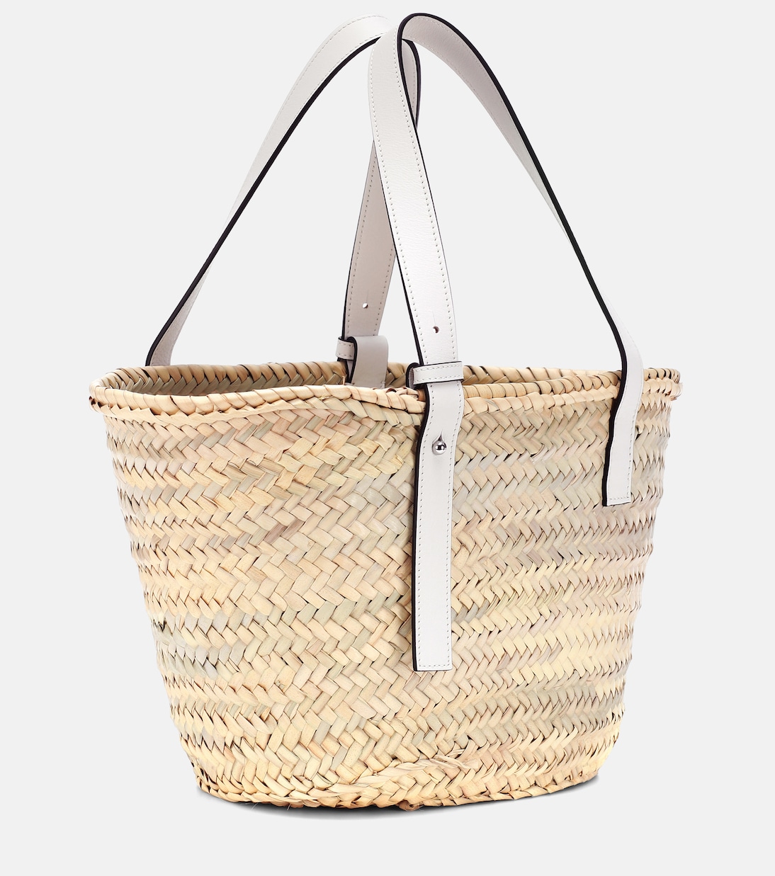Shopper Medium in foglie di palma e pelle | Loewe