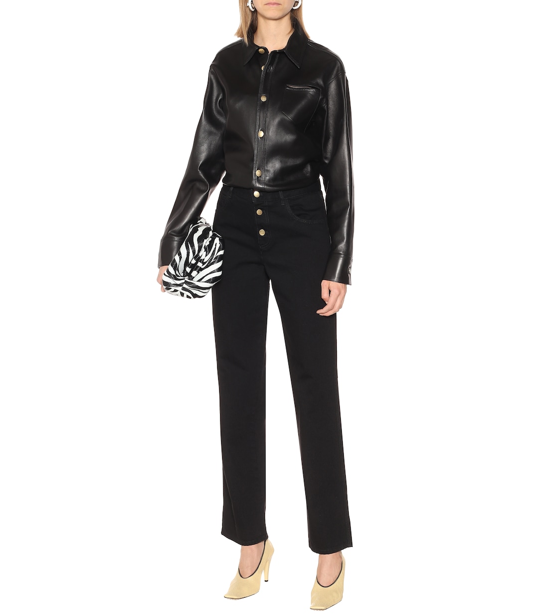 High-Rise Straight Jeans | Bottega Veneta