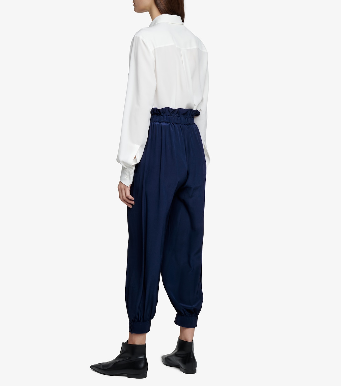 Lauryn cuffed silk pants | Stella McCartney