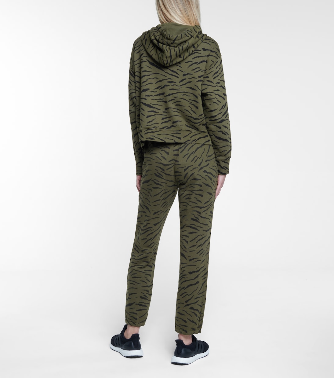 Roseanne printed cotton hoodie | Velvet