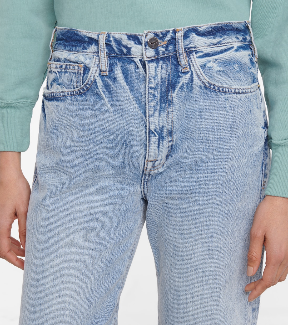 Jean ample Le Jane à taille haute | Frame