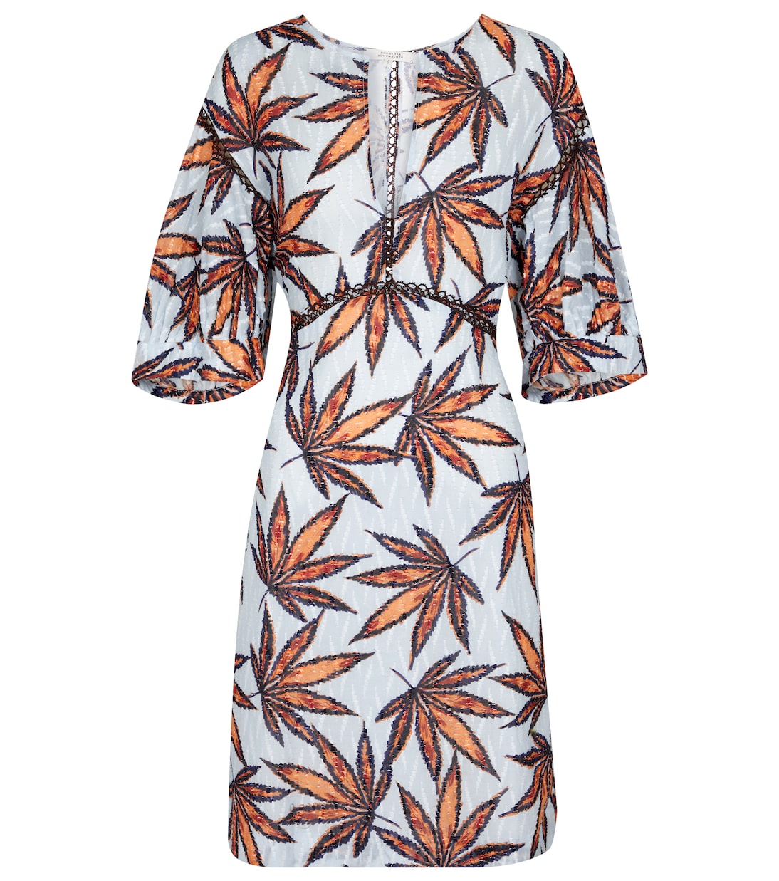 Abito midi Fantasy Leaves in cotone | Dorothee Schumacher