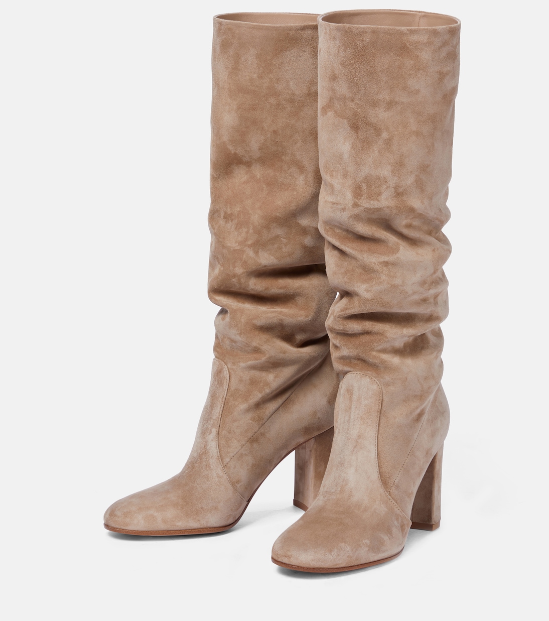 Botas altas Glen 85 de gamuza | Gianvito Rossi
