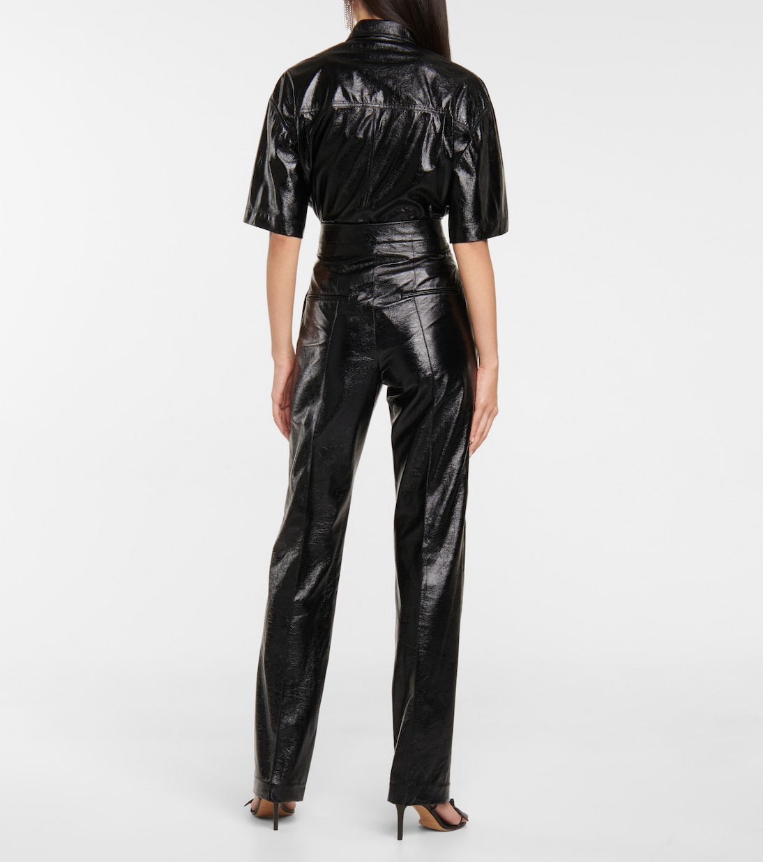 Girokia high-rise metallic pants | Isabel Marant
