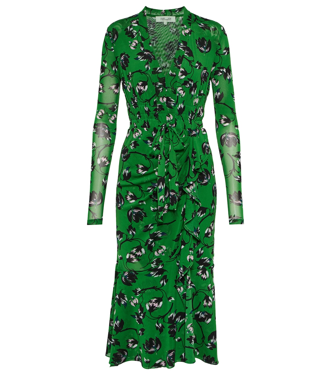 Abito midi Crystal con stampa | Diane von Furstenberg