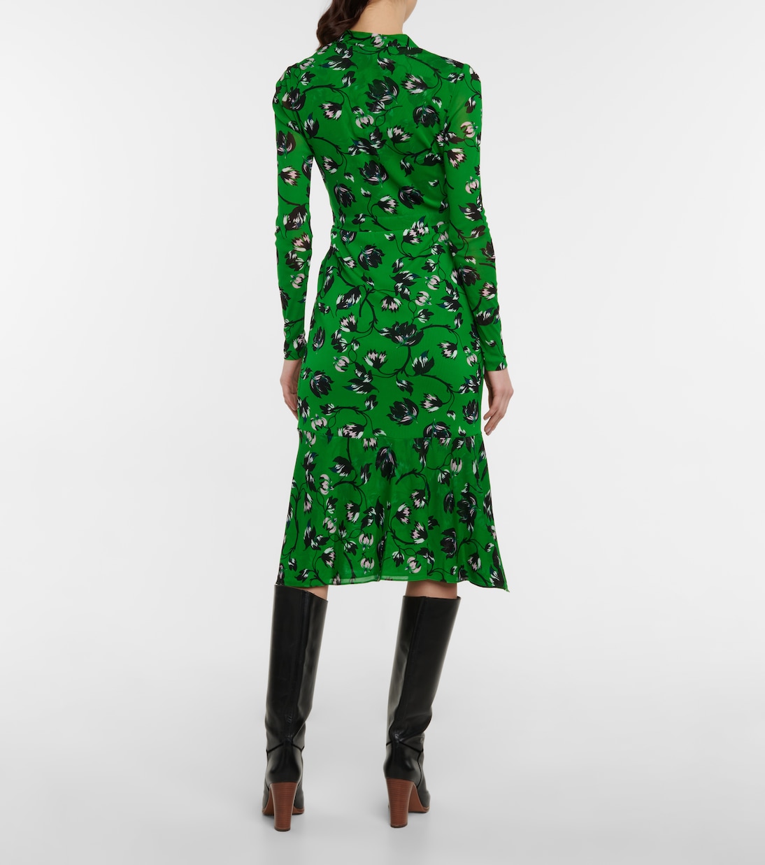 Abito midi Crystal con stampa | Diane von Furstenberg