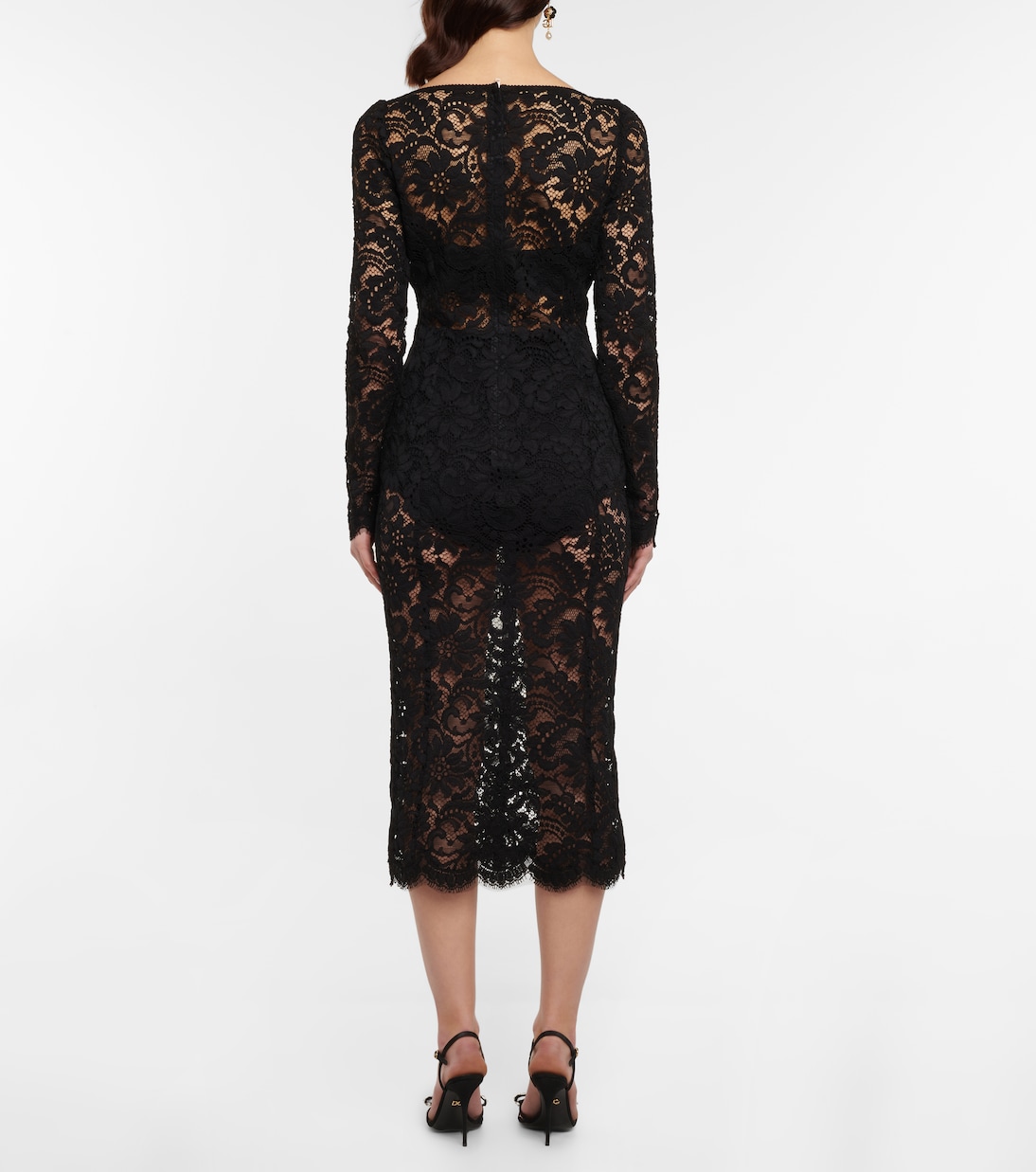 Lace midi dress | Dolce&Gabbana
