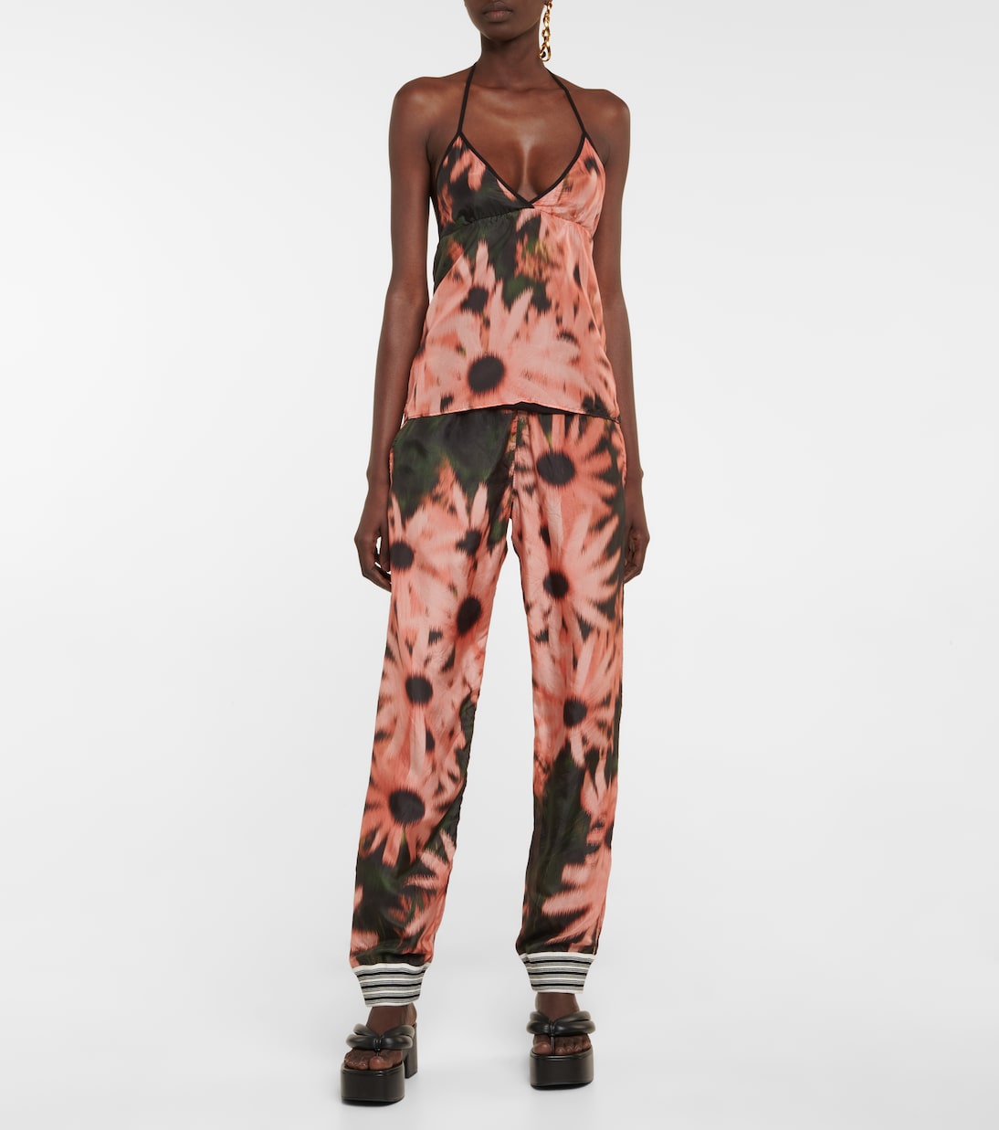 Hose aus Baumwolle und Seide | Dries Van Noten