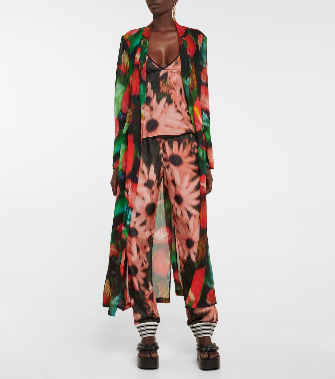 Hose aus Baumwolle und Seide | Dries Van Noten