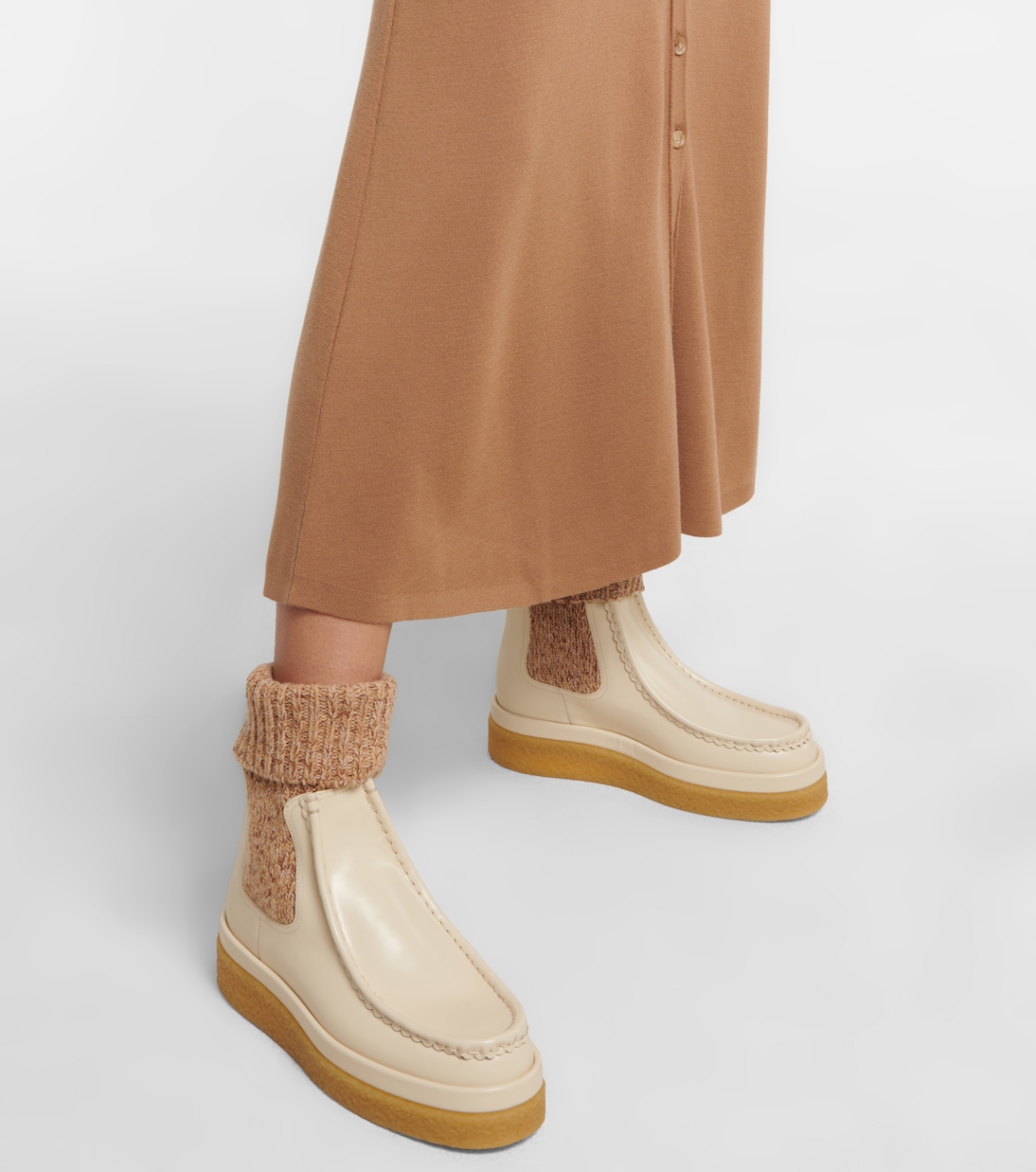 Botas Chelsea Jamie de piel | Chloé