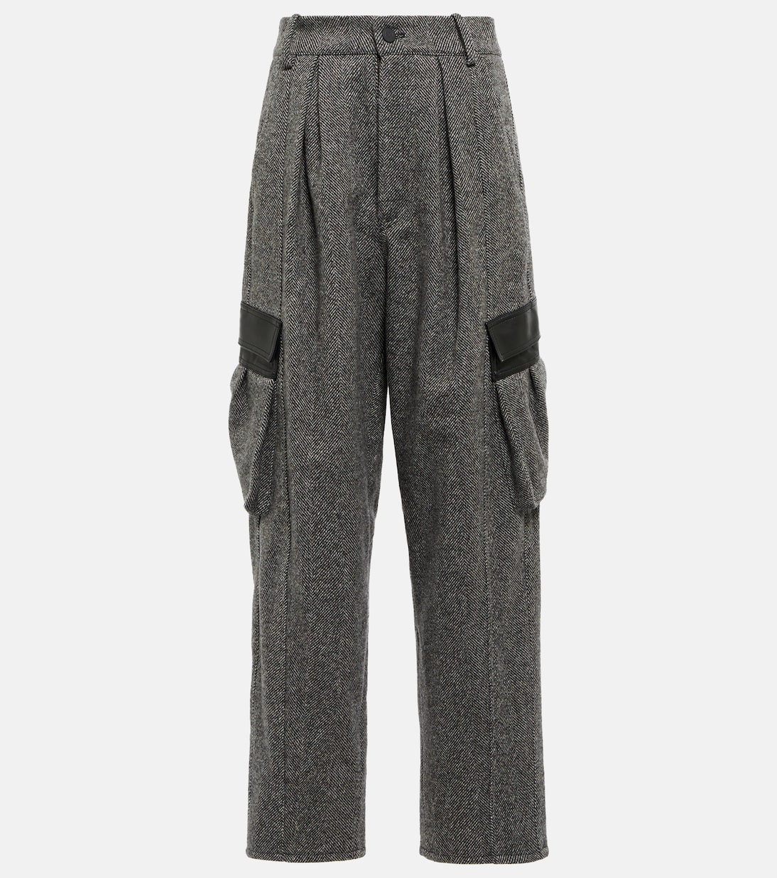 Pantalon cargo Tres à taille haute | The Mannei