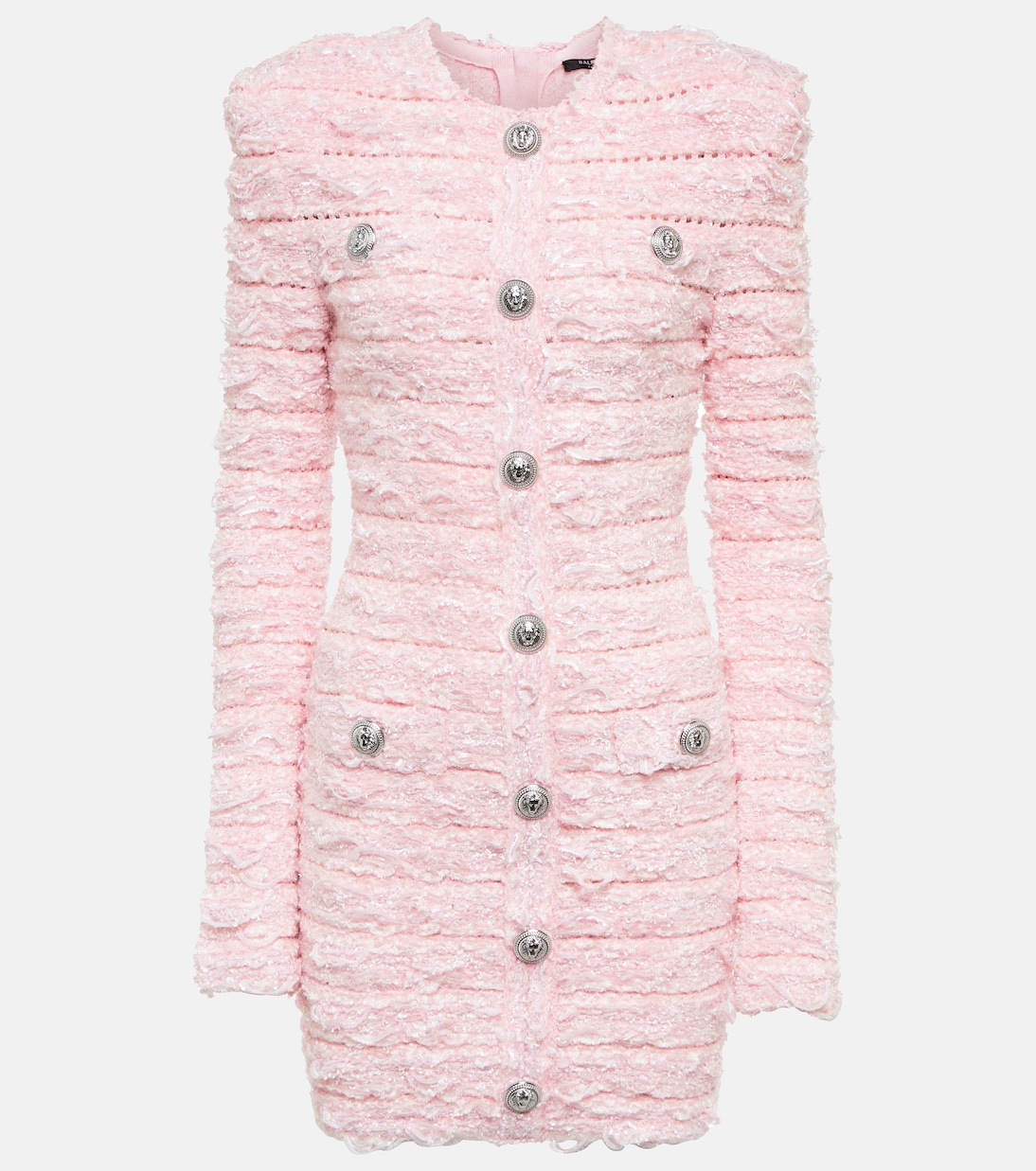 Bouclé-knit minidress | Balmain