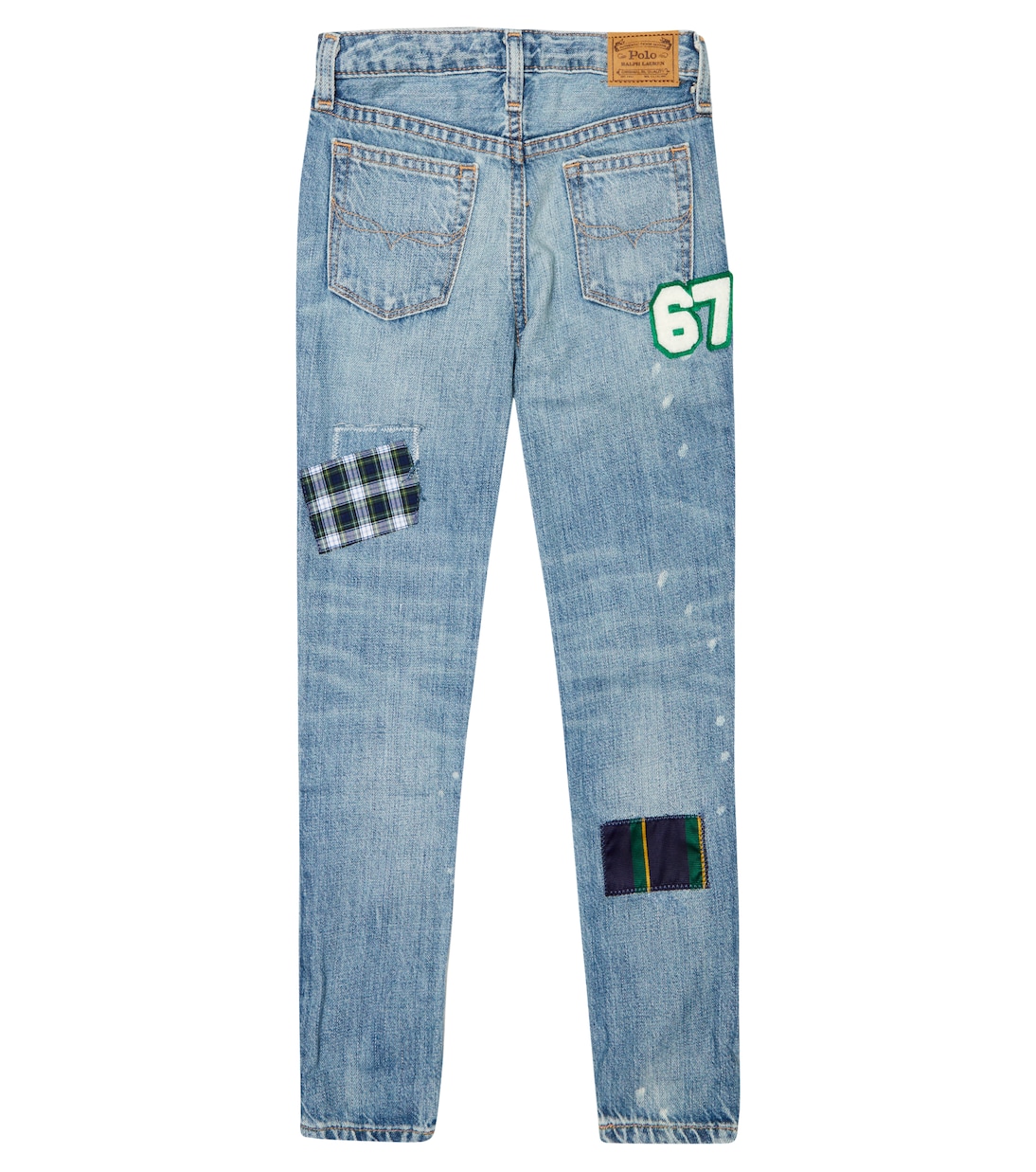 Jeans ajustados con parches | Polo Ralph Lauren Kids