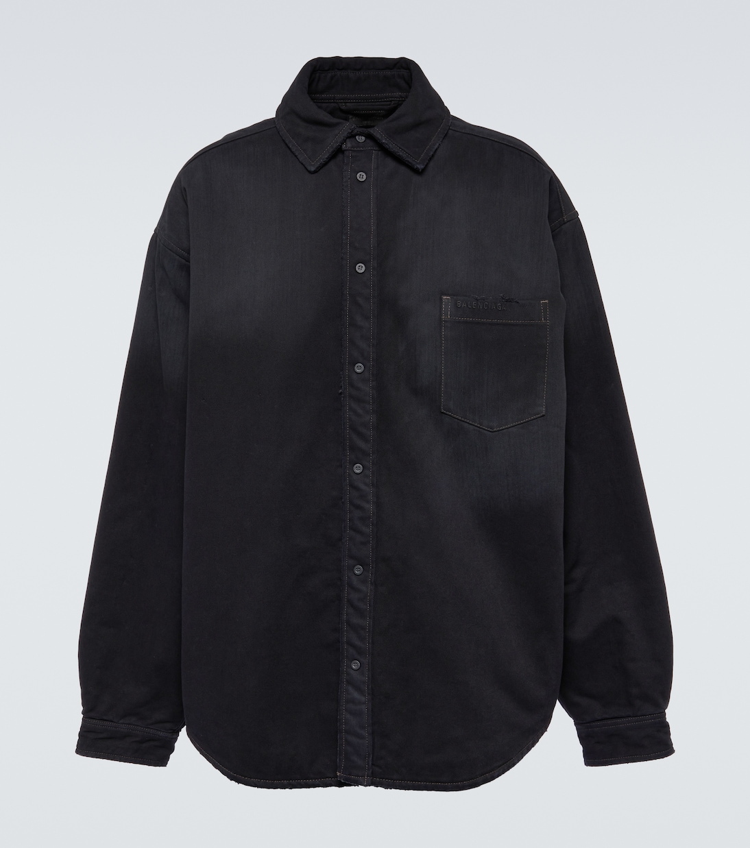 Hemdjacke aus Denim | Balenciaga