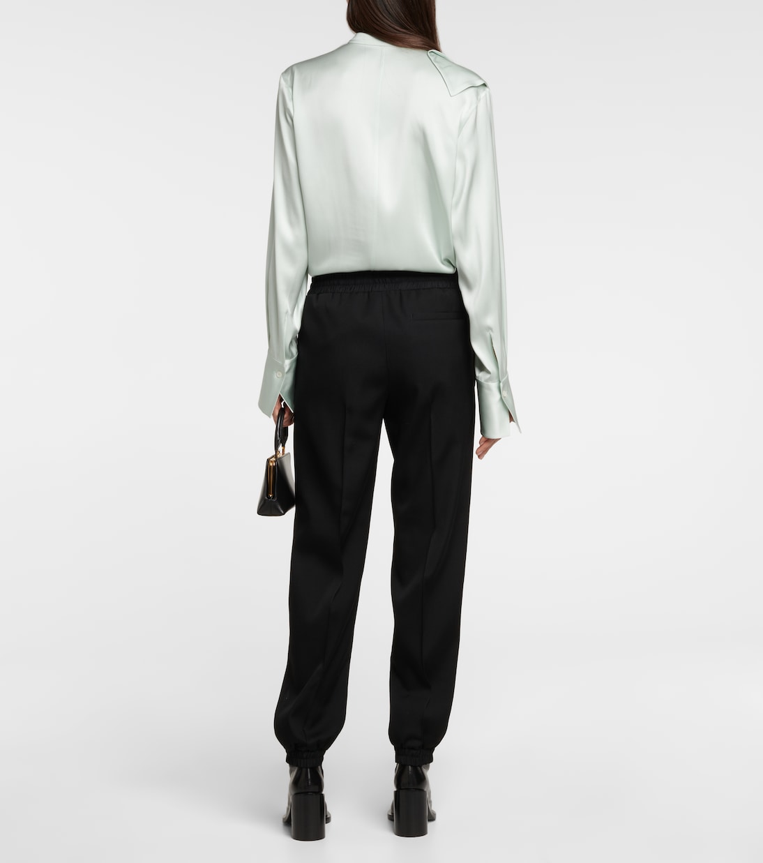 Pantaloni in gabardine di lana vergine | Jil Sander