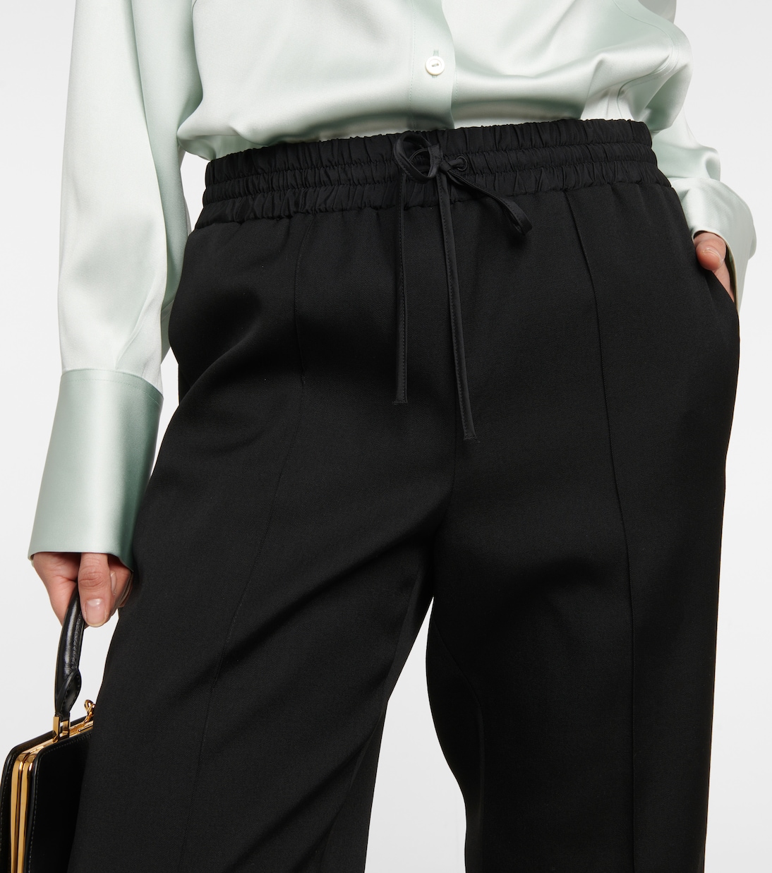 Pantaloni in gabardine di lana vergine | Jil Sander