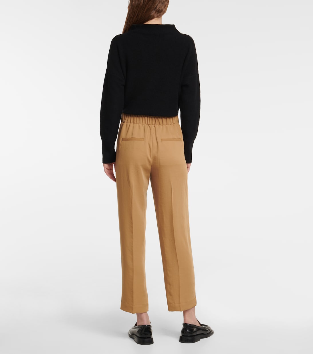Pantaloni regular con pieghe | Vince