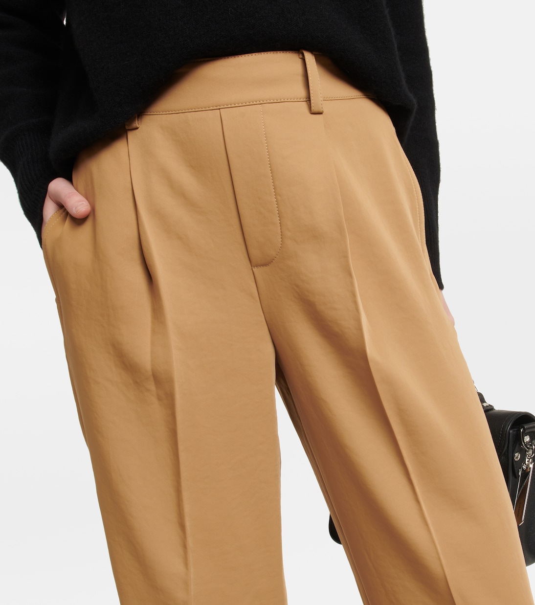 Pantaloni regular con pieghe | Vince