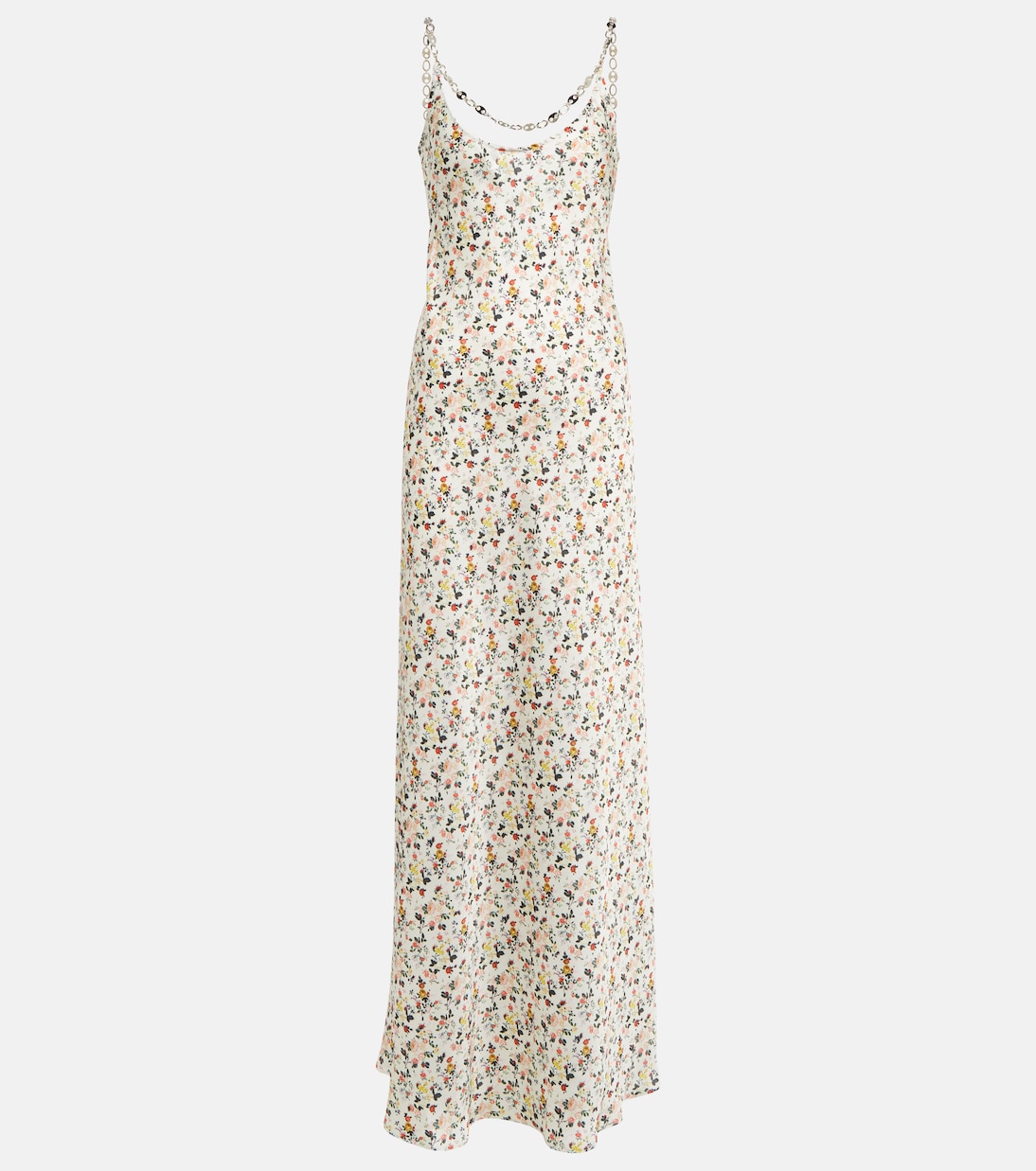 Robe longue à fleurs | Rabanne