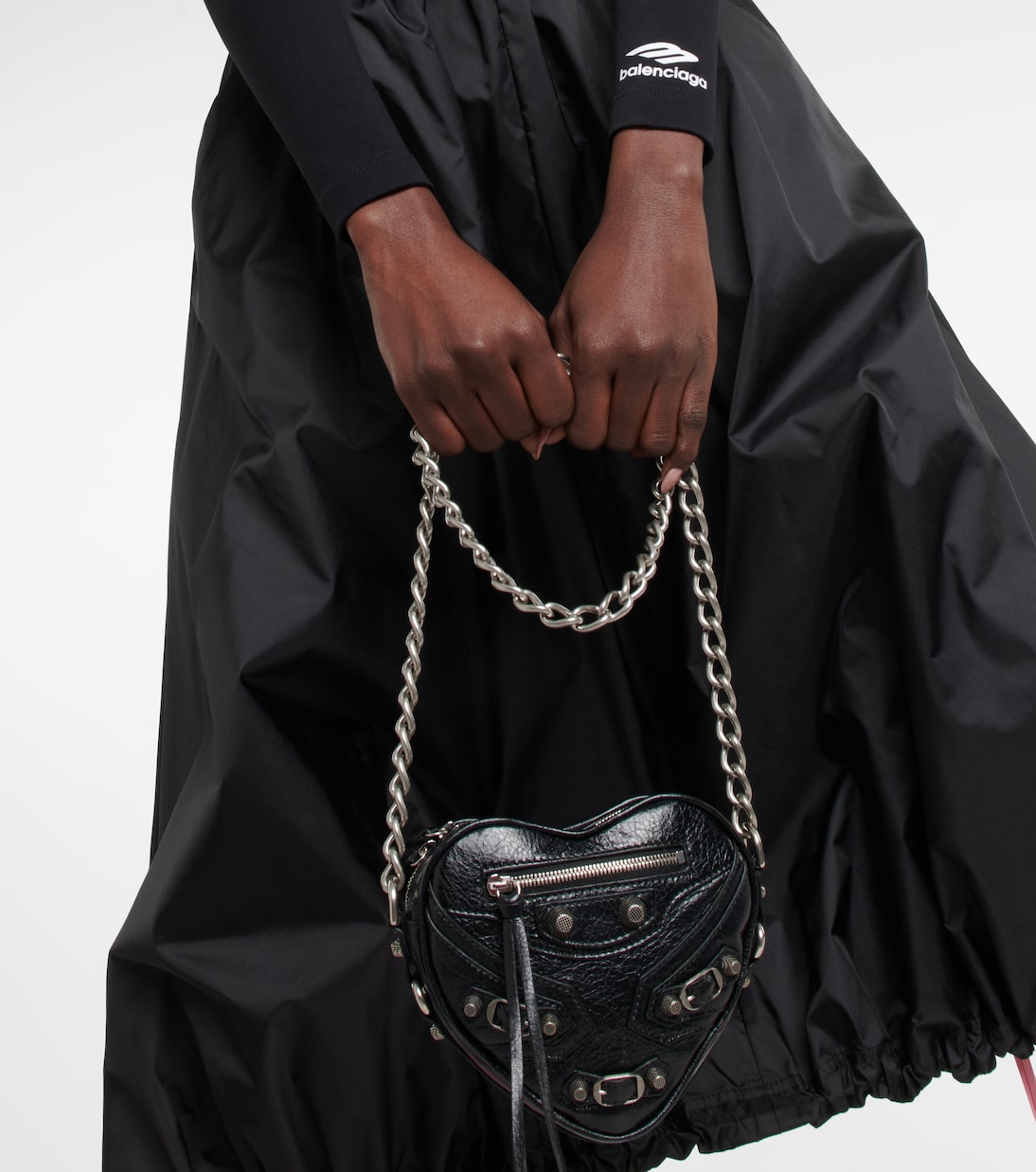 Borsa a tracolla Le Cagole Heart Mini in pelle | Balenciaga