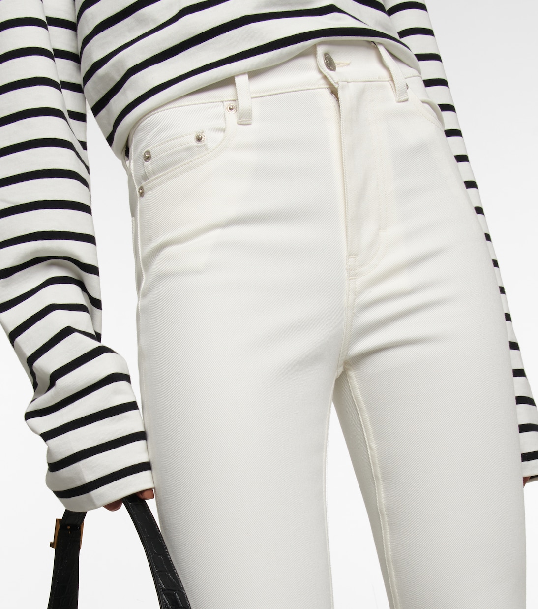 Jeans rectos de tiro alto | Ami Paris