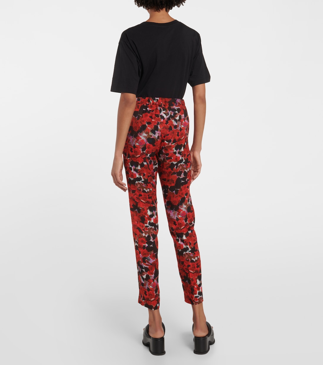 Pantaloni regular con stampa | Dries Van Noten