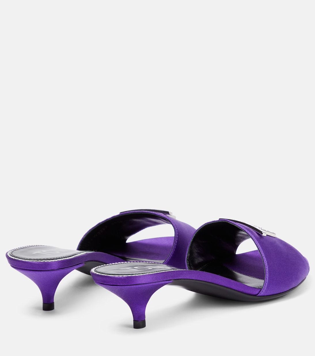 Pantoletten aus Satin | Tom Ford