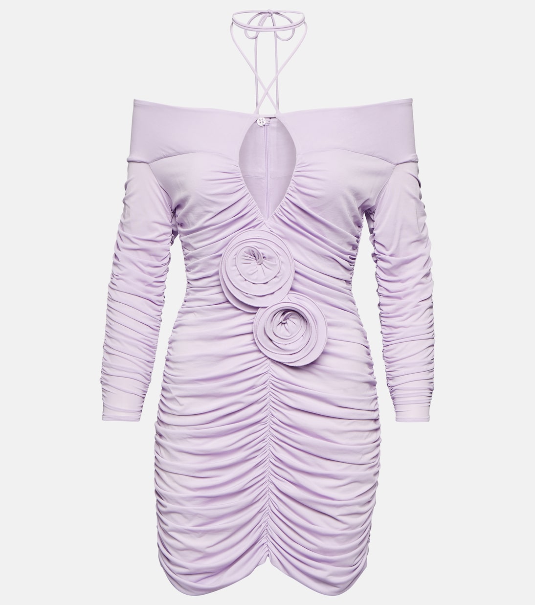 Ruched off-shoulder minidress | Magda Butrym