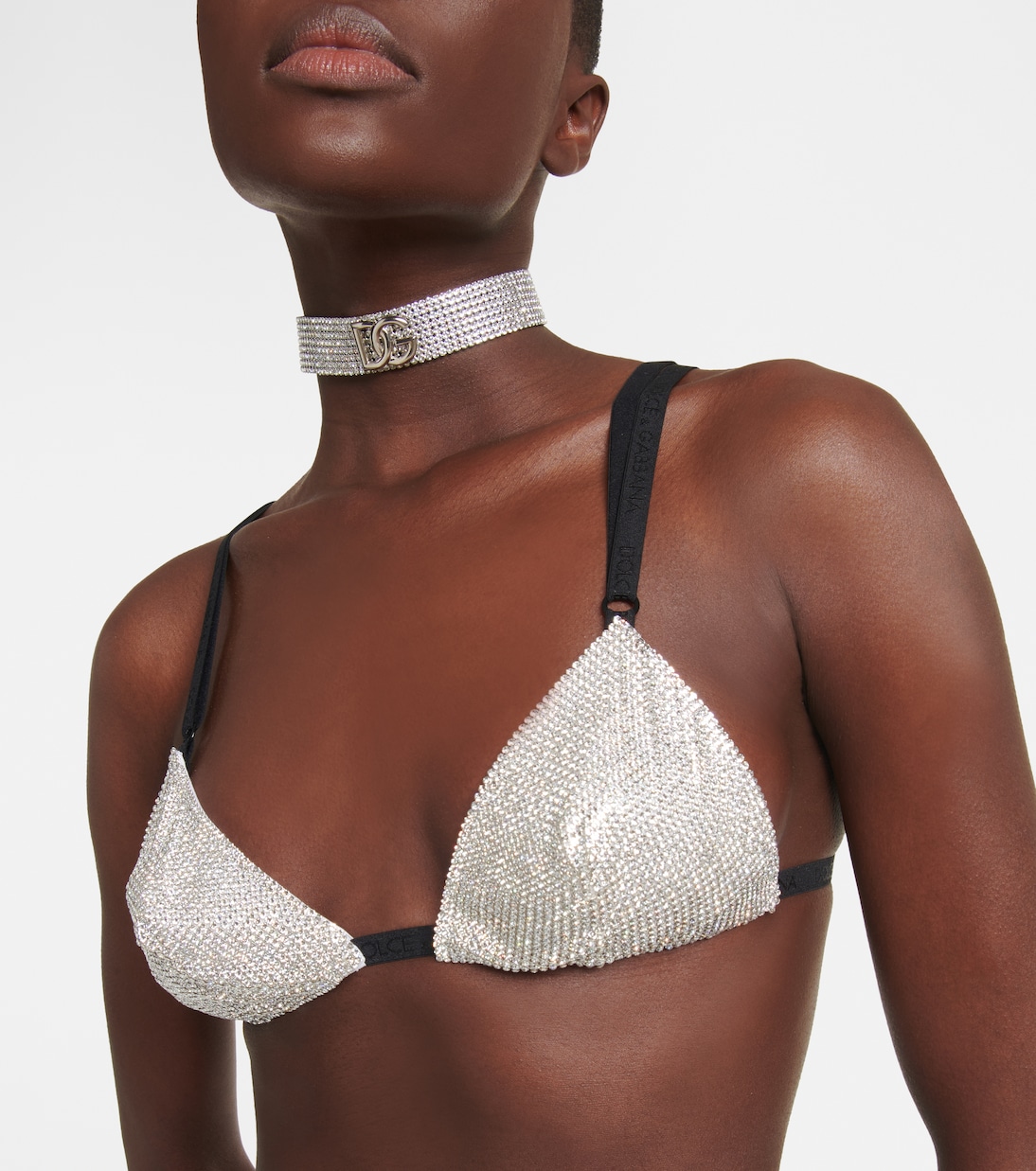 Bralette con cristalli | Dolce&Gabbana