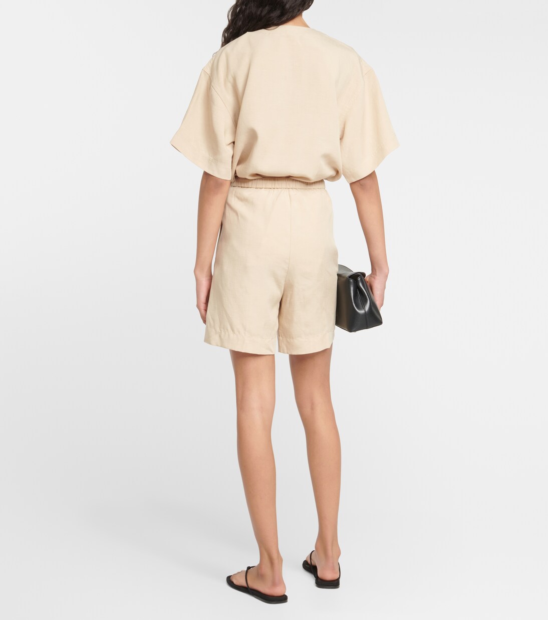 Tailored drawstring shorts | Toteme