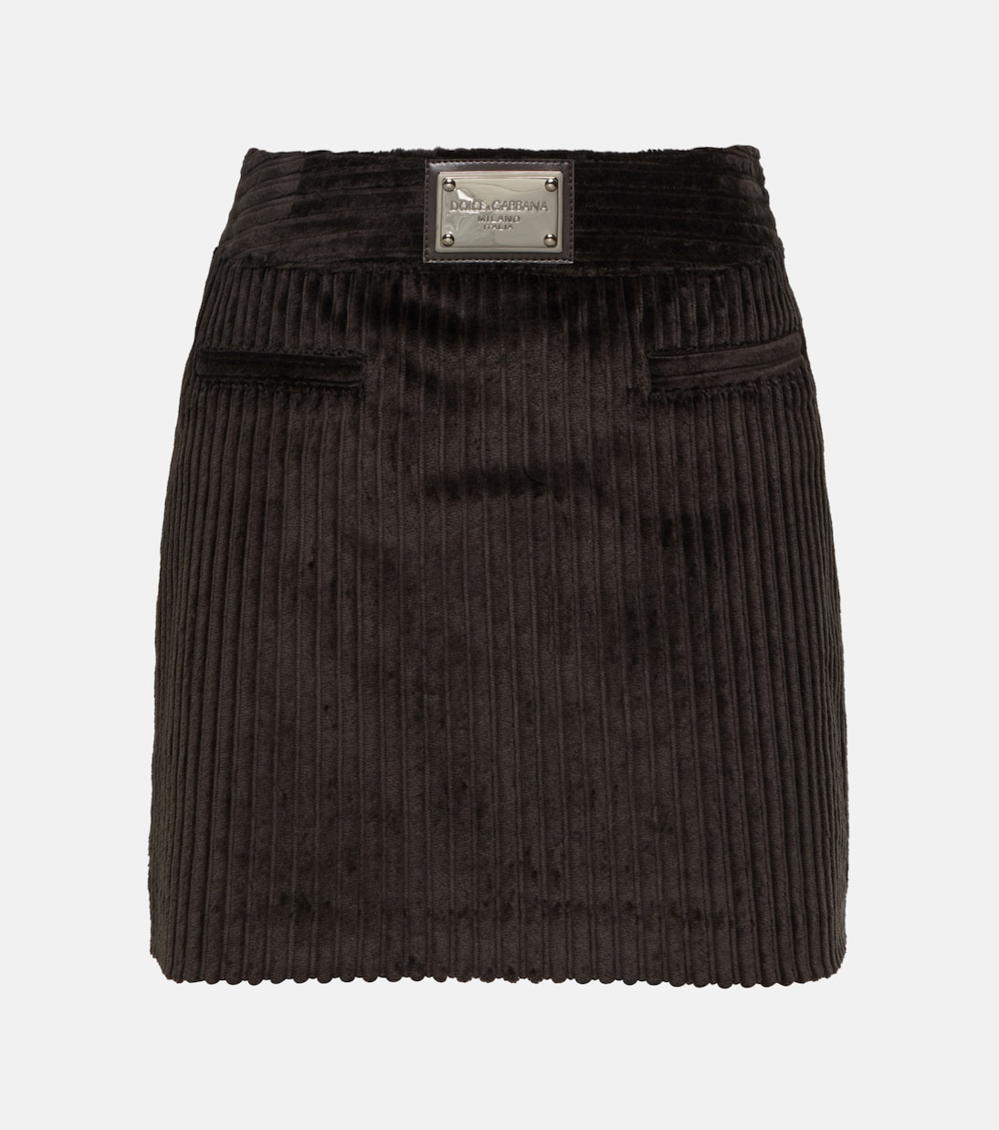 Logo corduroy miniskirt | Dolce&Gabbana