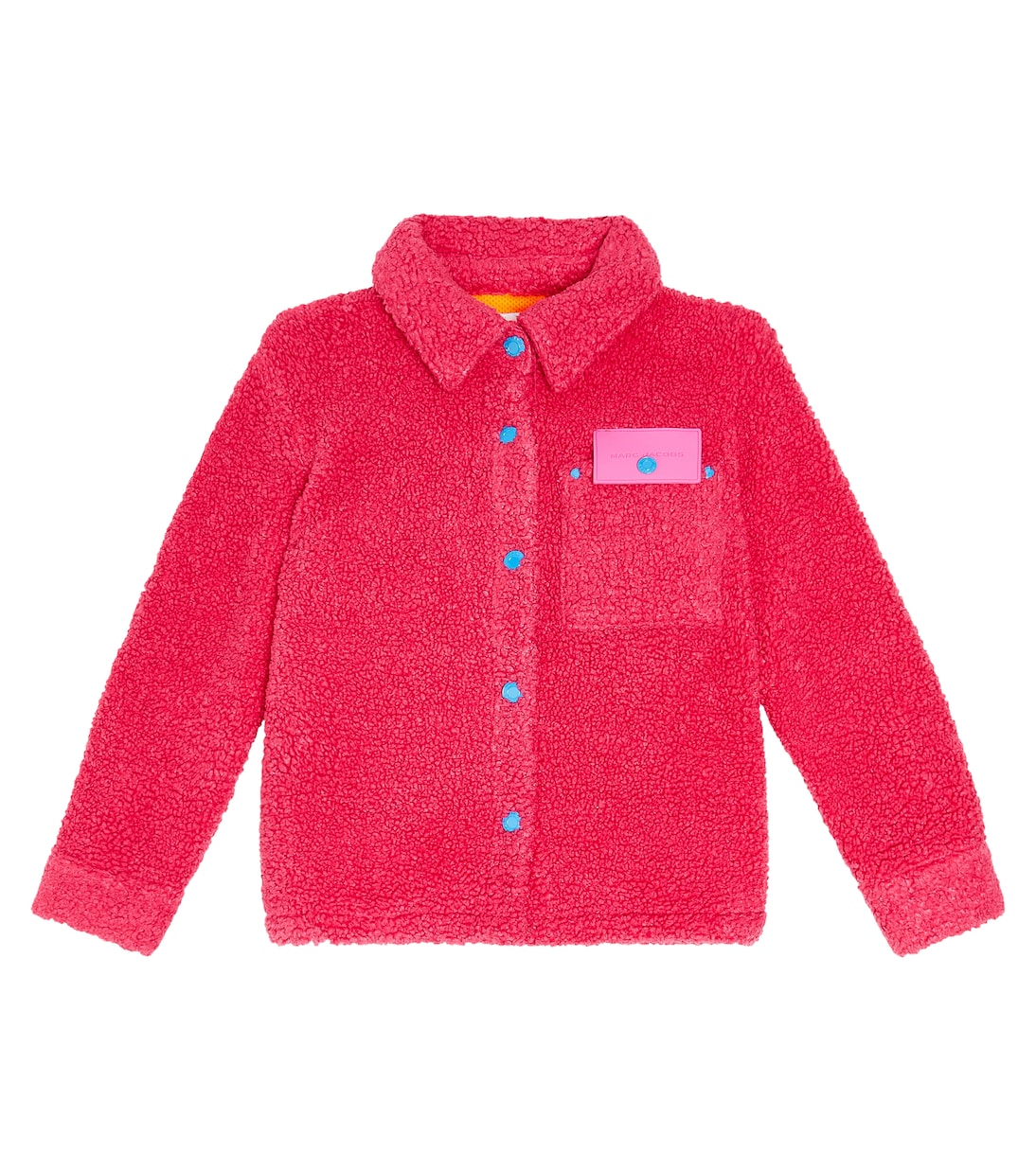 Appliqué faux shearling jacket | Marc Jacobs Kids