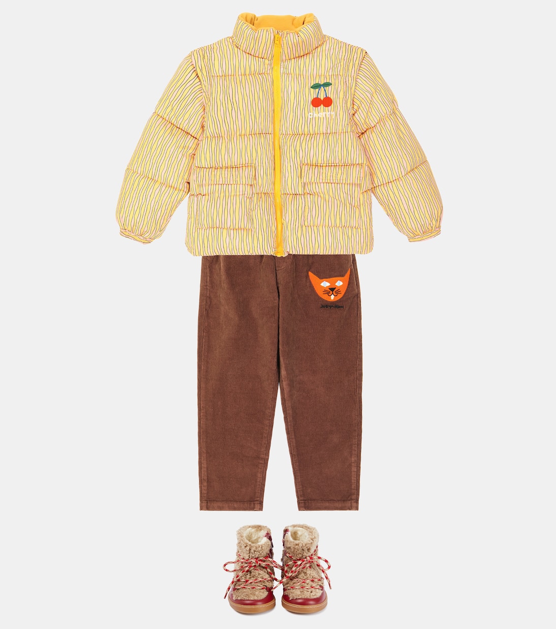 Stivaletti in pelle e shearling | Bobo Choses