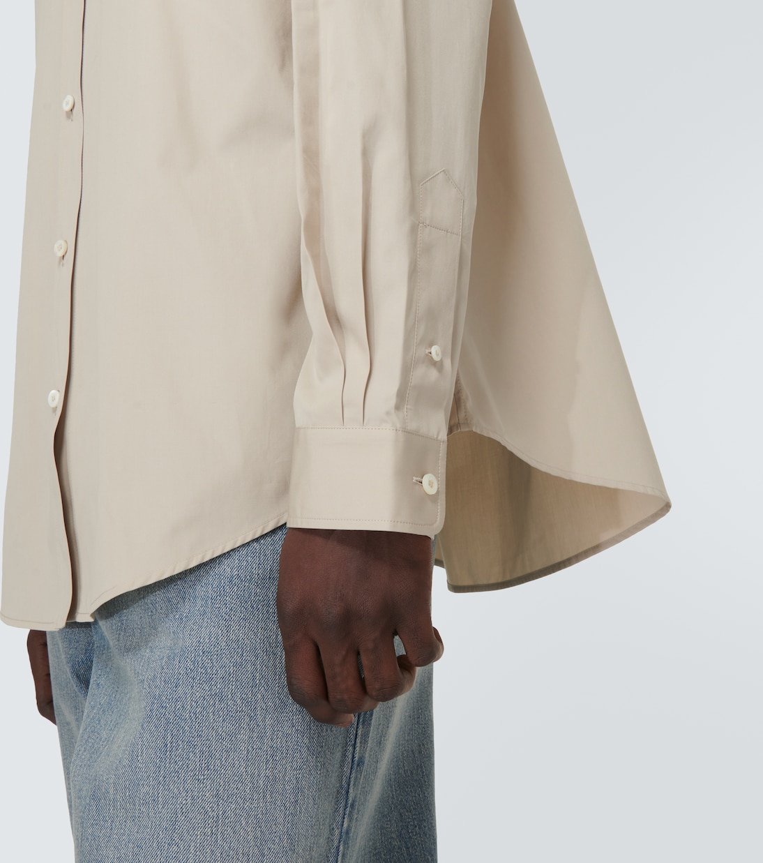 Camicia in popeline di cotone | Miu Miu