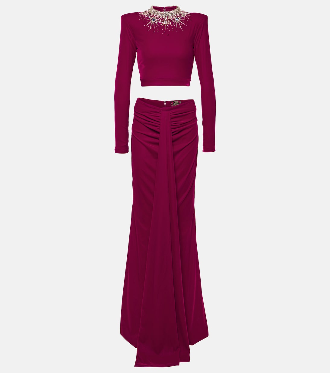 Set Gemma de crop top y falda larga | Miss Sohee