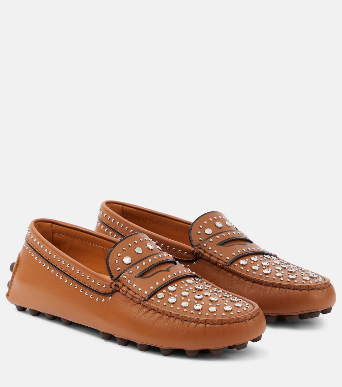 Mocassini Gommino in pelle con borchie | Tod's