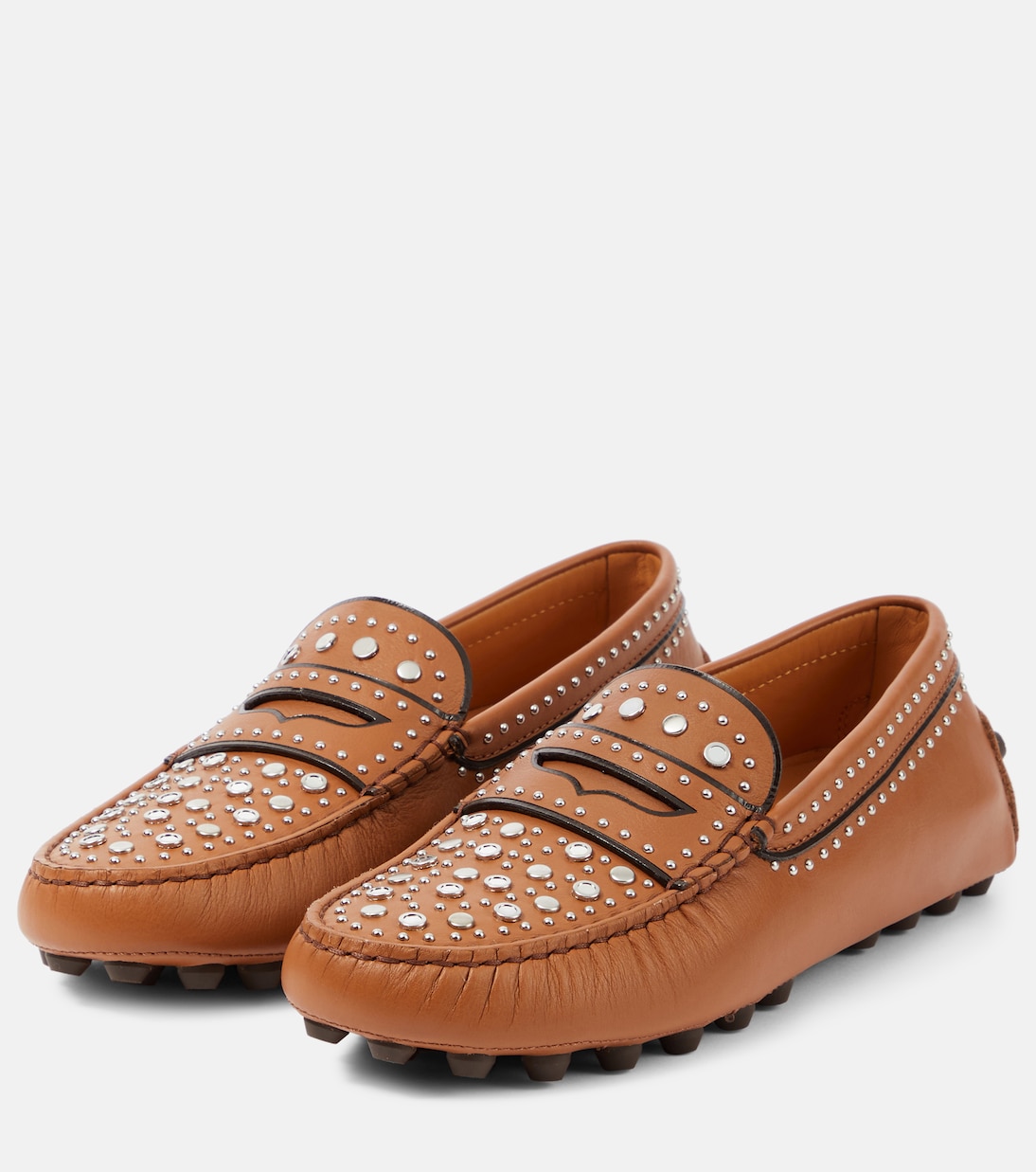 Mocassini Gommino in pelle con borchie | Tod's