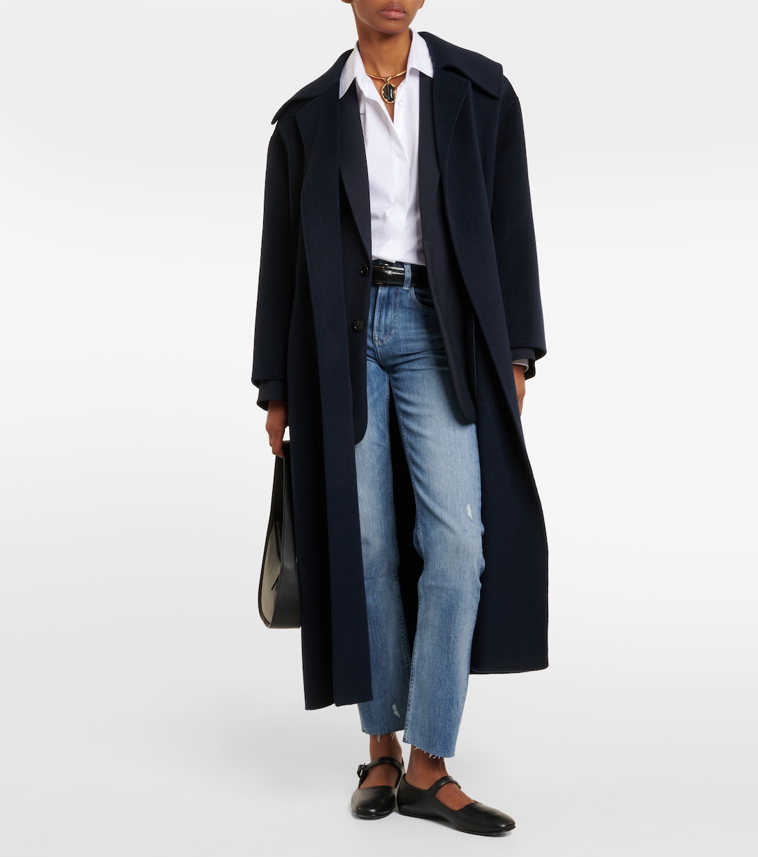 Jeans rectos Girlfriend de tiro medio | AG Jeans