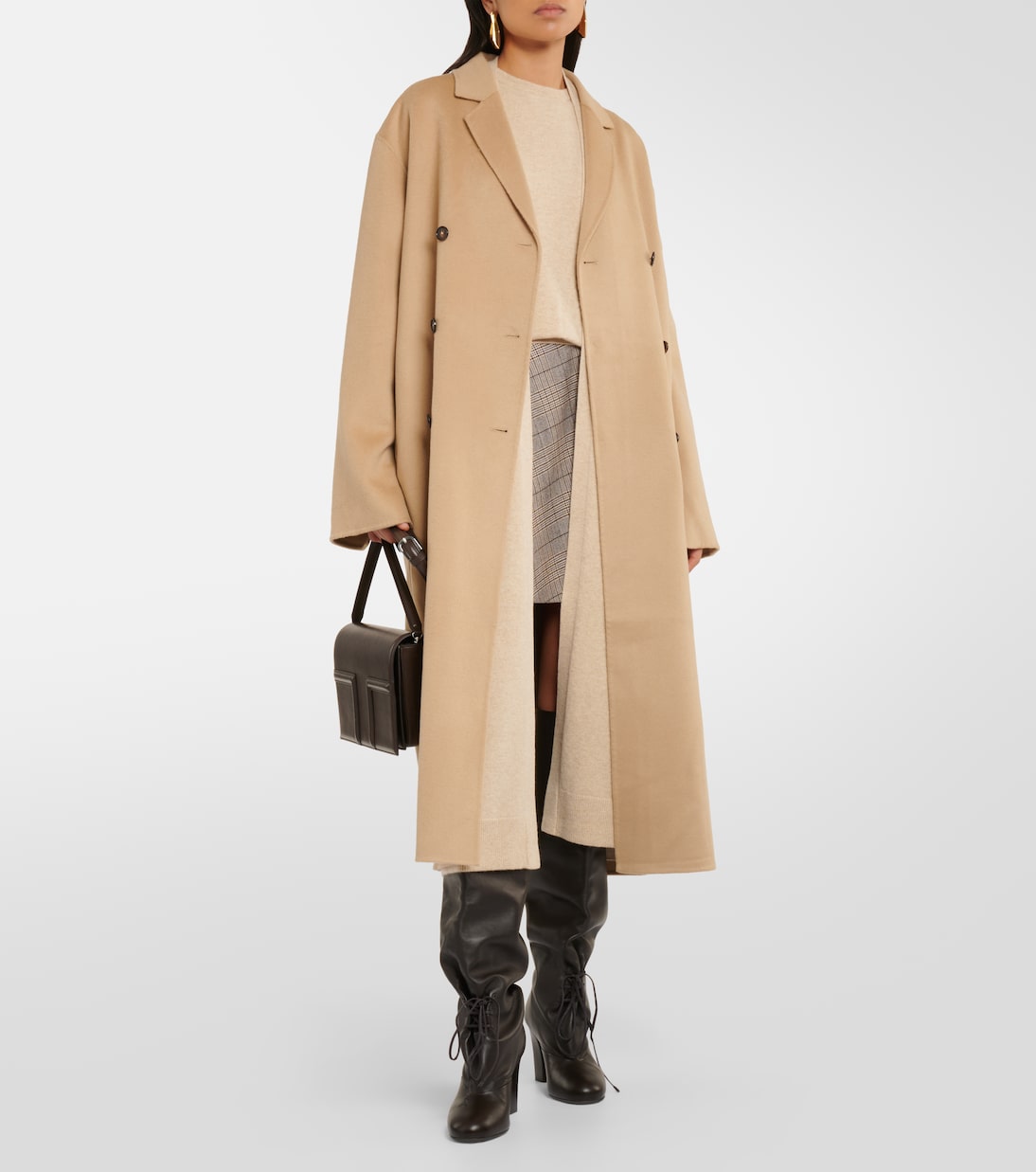 Oversize-Mantel aus Wolle | Toteme