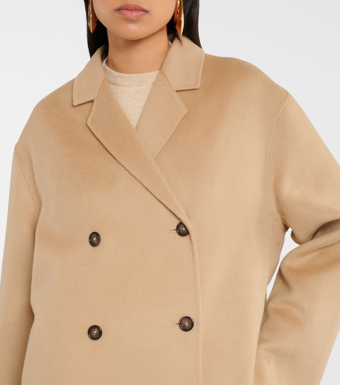 Oversize-Mantel aus Wolle | Toteme