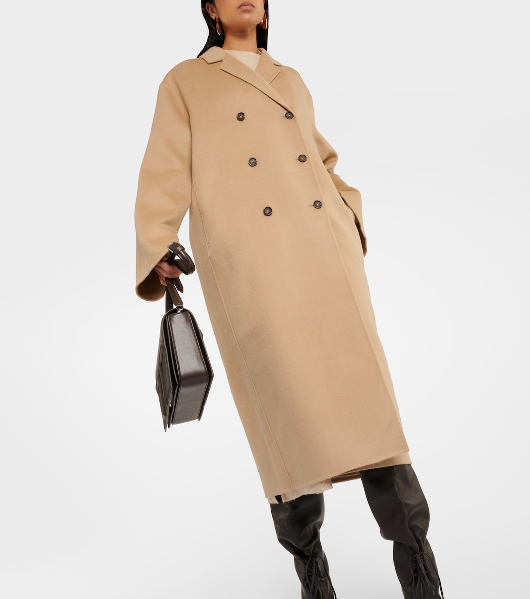Oversize-Mantel aus Wolle | Toteme