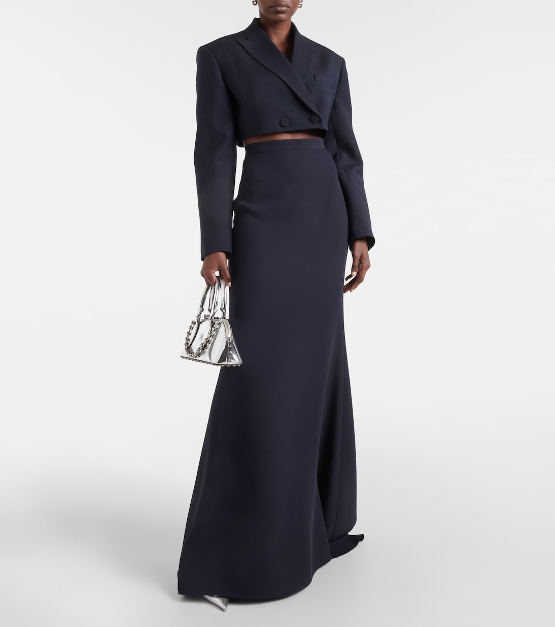 Blazer cropped de Crepe Couture | Valentino