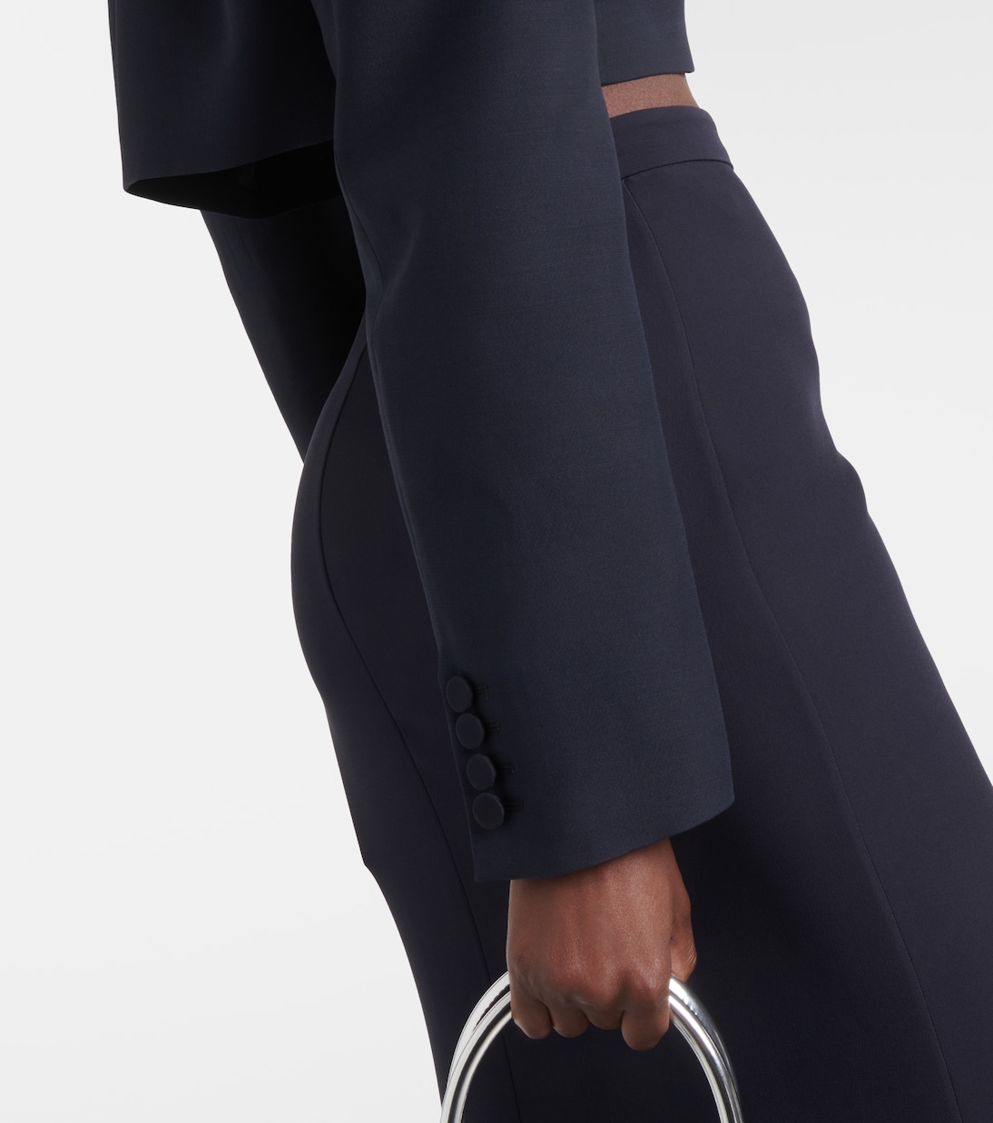 Blazer cropped de Crepe Couture | Valentino